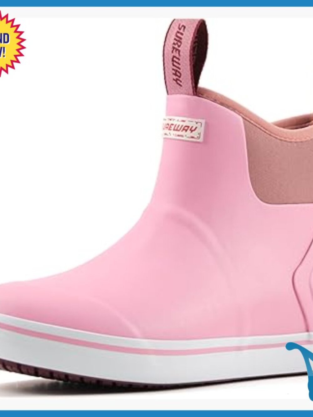 Women's Waterproof Neoprene Ankle Boots Slip Resistant Fishing Work Shoes